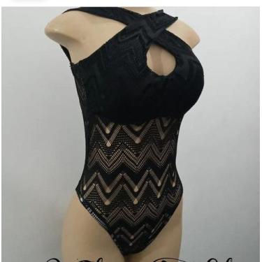 Imagem de Body ( bóre) de renda - Eláne Sil Fashion 