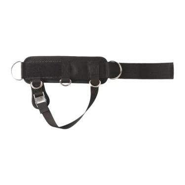 Imagem de Deevoka Tiras de tornozelo para máquina de cabo, braçadeira de tornozelo, fixação de cabo, uso doméstico com argolas em D, ajustável para extensão de perna,