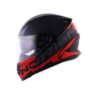 Imagem de Capacete Norisk FF302 Manty Matte Black Red (56)