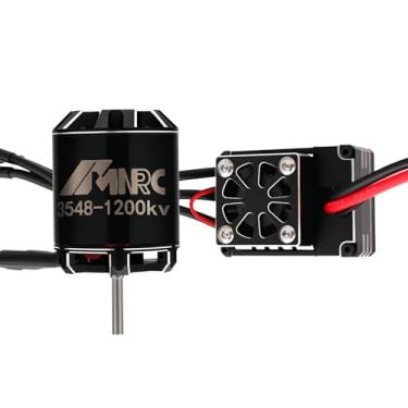 Imagem de NMNRC Motor sem escova 3548 1200kv e ESC sem escova 80A para 1/10 Axial SCX10 II III TRX4 TRX6 Redcat Gen7 Gen8 RC Crawler Series Upgrades Part