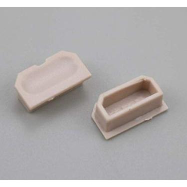 Imagem de 2 peças de capa de proteção contra poeira para Game Boy DMG-01 DMG 001 cinza