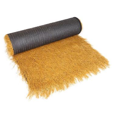 Imagem de Telhado De Palha Artificial, Rolos De Palha De Palmeira Artificial Estilo Mexicano, Telhado De Grama Cega De Pato, Palha Sintética De Plástico Tipo Tapete Pe, Para Ti, 1x15m(3.28x49.21ft)