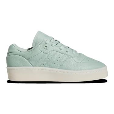 Imagem de adidas Tênis de basquete masculino Rivalry Lux cano baixo, Verde neblina/verde neblina/branco creme, 44
