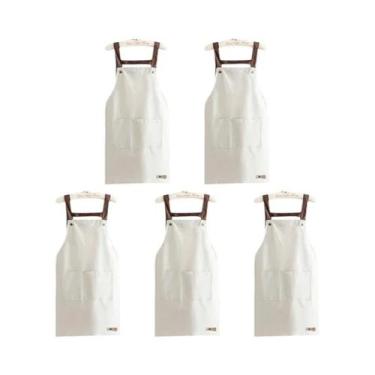 Imagem de Avental de Cozinha à Prova d'Água e Óleo para Adultos - Ideal para Coz
