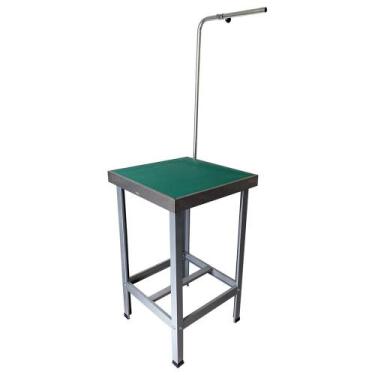 Imagem de Mesa de Banho e Tosa Inox AlcaPet 60X55cm Verde APIS-12P
