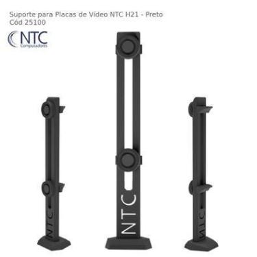 Imagem de Suporte Para Placa De Vídeo Ntc H21, Preto - H21BLK