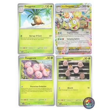 Imagem de Alolan Exeggutor ex 133/191 - Surging Sparks – Tera Pokemon Evolution 4 Card Lot