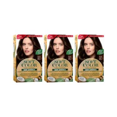 Imagem de Coloraçao Soft Color 323 Cafe Robusta-Kit C/3un