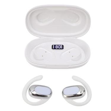 Imagem de Fockety Fones de ouvido com tradução AI em tempo real, fones de ouvido com tradutor para 164 idiomas, dispositivo tradutor com cancelamento de ruído e controle por toque 4 em 1 (Branco)