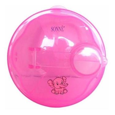 Imagem de Porta Leite Em Pó Refoçado 3 Divisórias Menina Marca Sonne