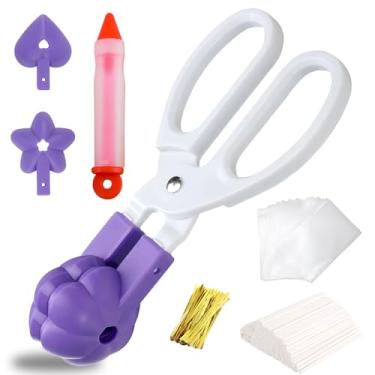 Imagem de Conjunto de moldes de bolo pop – Moldes removíveis 3 em 1 para bolo, inclui 100 sacos para bolo, palitos, laços torcidos e 1 caneta decorativa para doces de pirulito, chocolates e suprimentos de