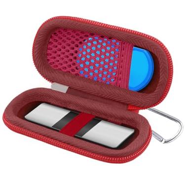 Imagem de khanka Capa rígida de substituição para AliveCor Kardia Mobile ECG/KardiaMobile 6L EKG (vermelho2)