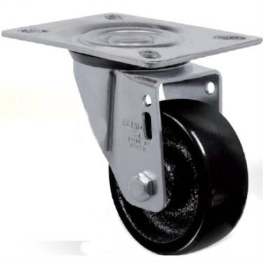 Imagem de Rodízio Com Placa de Ferro Giratória GL312FN - PF1029 - SCHIOPPA