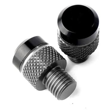 Imagem de BYYINGSUS Tampa de parafusos de plugue de espelho retrovisor de motocicleta CNC compatível com S&uzuki GSXS 750 GSX-S 750 GSX S750 GSXS 1000 GSXS125 150 950 (cinza)