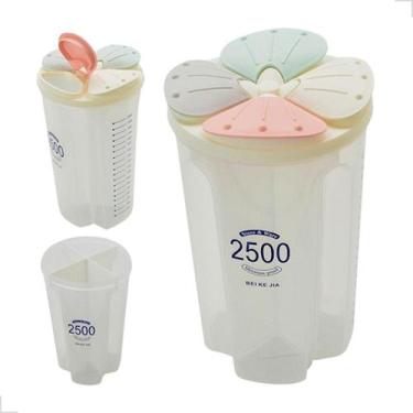 Imagem de Pote Cereais Alimentos Porta Mantimentos Sabão Lavanderia 2,5 Litros 4