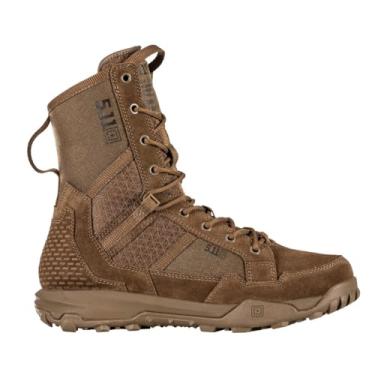 Imagem de 5.11 Tactical Bota masculina A/T All-Terrain 20 cm estilo militar para neve, caminhadas, trabalho – Sem zíper, resistente à água, estilo 12422