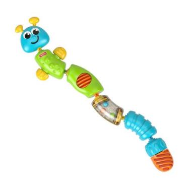 Imagem de Chocalho lagartinha encaixa e solta fisher price - mattel w9834