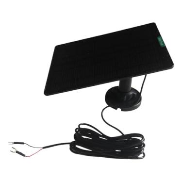 Imagem de Carregador Solar para Campainhas de Vídeo - Painel Solar Para Carregamento de Câmeras | Dispositivo de 50W para Entrada de Casa Apartamento Portão Parede Loja para Inquilinos e Entusiastas