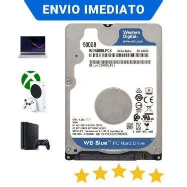 Imagem de HD 500GB Slim 2.5 Notebook, PS3, PS4. ENVIO EM 24H, Disco Rígido Inter