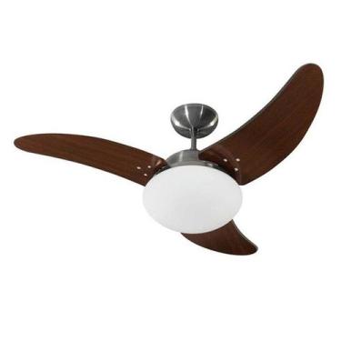 Imagem de Ventilador de Teto Solano Escovado/Tabaco 110V Tron 51.01-1020, 110V
