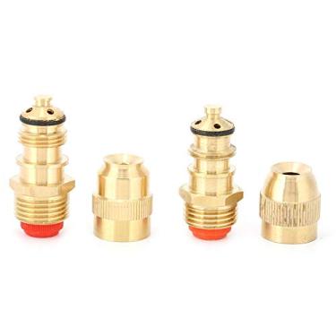 Imagem de Zerodis Gotejadores de Irrigação Sprinklers 20 Pcs de Irrigação Bico de Cobre, Bico de de Cobre Ajustável Gotejadores de Sprinklers Aspersor de Gramado Bocal de água de Nebulização