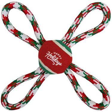 Imagem de Bow-Wow Brinquedo de puxar para cães com laços de corda para animais de estimação