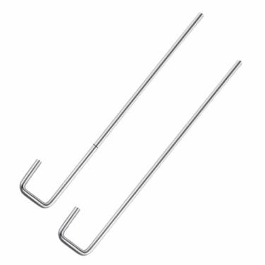 Imagem de oshhni Conjunto de 2 pinos para rede de tênis de mesa, clipes de fixação para rede de tênis de mesa, acessórios de reposição para redes de pingue-pongue,