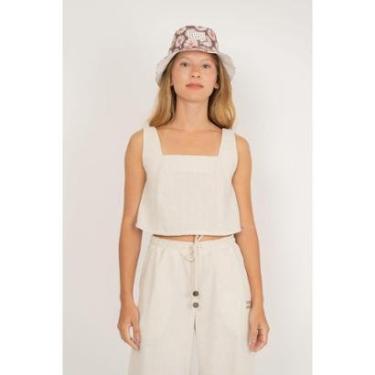 Imagem de Blusa Billabong M/C Open Skies Branco-Branco-G-Feminino