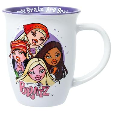Imagem de Silver Buffalo Caneca de cerâmica com aro largo Bratz Circle Group 473 ml