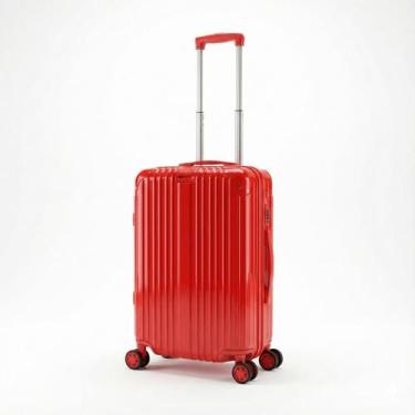 Imagem de Mala de Bordo Rígida Vermelha Padrão ANAC 10kg - Rodas Duplas 360 e Ca