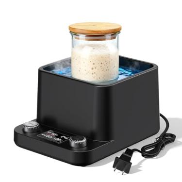 Imagem de MQFORU Aquecedor de água para iniciantes | Controle preciso de termostato de -17.2 °C (21.1-40.0 °C) Aquecedor de fermento | Temporizador de memória inteligente 1-198H | Aquecedor uniforme de 360° |