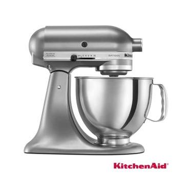 Imagem de Batedeira Planetária Artisan KitchenAid Stand Mixer com 03 Batedores Silver