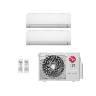 Imagem de Ar-Condicionado Multi Split Inverter LG 18.000 (1x Evap HW 7.000 + 1x Evap HW 12.000) Quente/Frio 220V