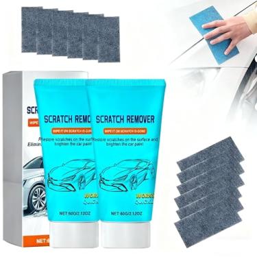Imagem de Nano Sparkle Cloth Car Scratch Remover Paste for Vehicles, 2025 Upgrade Car Scratch Repair Kit to Erase Car Paint Scratches, Water Spots，Scuff Repair Polishing Wax Kit-2pcs (blue-401)