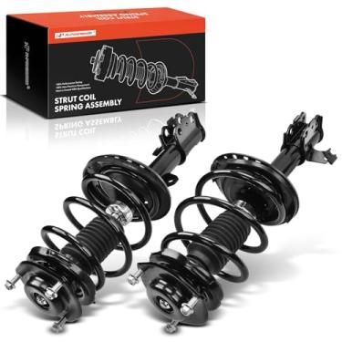 Imagem de A-Premium Par dianteiro do motorista e do lado do passageiro (2) conjunto completo de suporte e mola helicoidal compatível com Toyota Camry 2012 2013 2014 2015 2016 2017