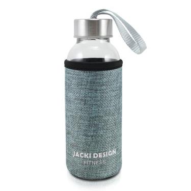 Imagem de Garrafa De Vidro Squeeze Fitness 300ml Academia Trilha Água - Jacki De