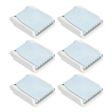 Imagem de CUOFYUNL 6 peças de peso de garra de máquina de tricô profissional peso de garra de tricô para acessórios de máquina de tricô ferramenta de costura de tricô DIY