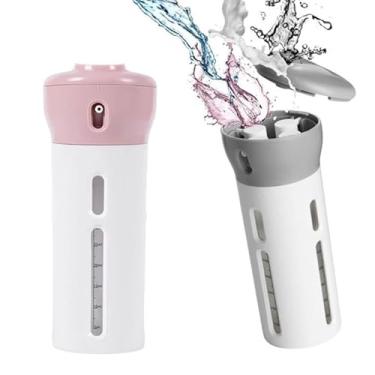 Imagem de Dispenser Portátil de Viagem 4 em 1 Shampoo Sabonete Líquido Condicionador