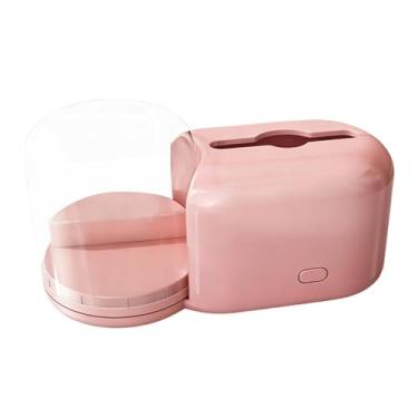 Imagem de Ｂｅｓｇａ Porta-lenços, Organizador de Lenços Faciais, Dispensador de Guardanapos, Recipiente Decorativo para Papel, Suporte para Armazenamento de Papel, Rosa, Tamanho real