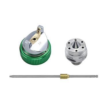 Imagem de HVLP. Pintura de pulverização 600ml 1.4/1.7/2.0mm Tamanho do bico do bico de água Uso de pintura para pistolas de pintura de carro(2.0mm Single Nozzle,US plug)