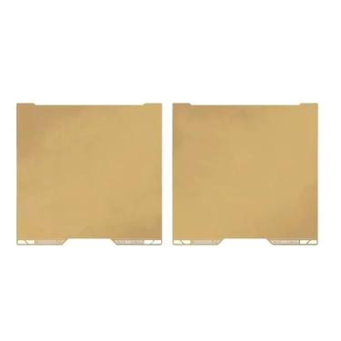 Imagem de Mesa de impressão dupla face lisa de 350x320mm - Base em PEI compatível com acessórios e peças de reposição para impressora 3D Bambu Lab H2D(Textured PEI)