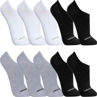 Imagem de Kit 10 Pares Meias Mash Cano Curto Baixo Meia Soquete Sport Algodão Ma