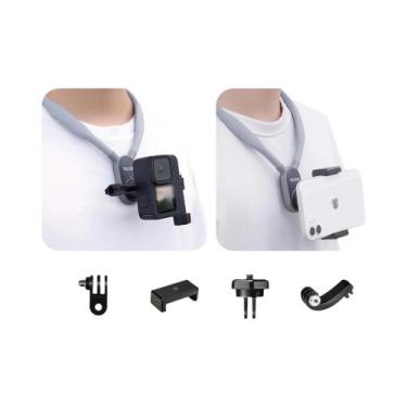 Imagem de Suporte De Pescoço De Silicone Para GoPro Hero 13 12 11 10 9 8 Insta36