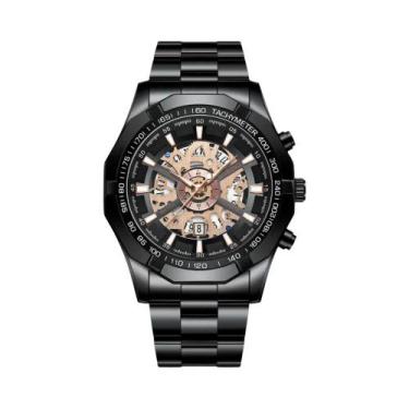 Imagem de Relógio De Pulso Masculino À Prova D'Água BINBOND 033 Design Oco Luxuo