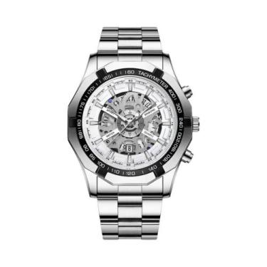 Imagem de Relógio De Pulso Masculino À Prova D'Água BINBOND 033 Design Oco Luxuo