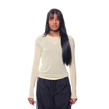 Imagem de Camiseta Adidas Manga Longa Adicolor Sheer Três Listras-Unissex