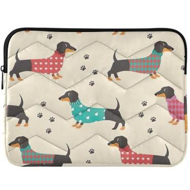 Imagem de Dashshund Capa protetora para notebook para laptop de 13 polegadas, capa protetora para laptop de 13 a 14 polegadas universal
