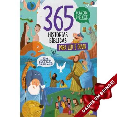 Imagem de 365 Histórias Bíblicas Para Ler e Ouvir Pé da Letra Crianças Infantil 