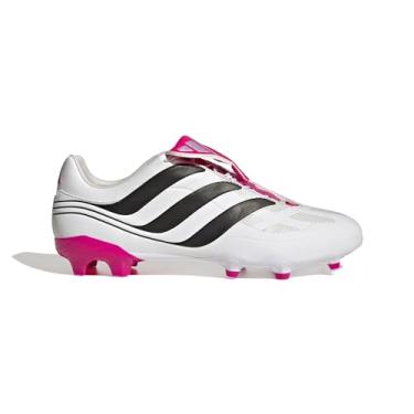 Imagem de adidas Predator Precision.3 chuteiras firmes, tamanho unissex, branco nuvem, preto/Team Shock Pink 2, edição limitada, Branco nuvem, preto/Team Shock Pink 2, 41