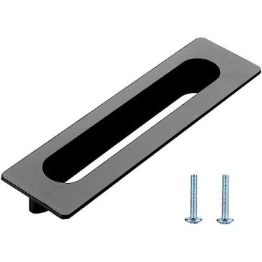 Imagem de BAZAC Alça invisível, puxadores de porta de armário de cozinha, maçanetas de gaveta de 128 mm, cabo de aço inoxidável de 128 mm